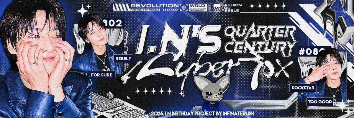 ᅠ
🦊 The system has been updated, and birthday mode is now on! Let’s power up to its maximum by adding this 𝘁𝘄𝗶𝗯𝗯𝗼𝗻 to your profile. Tap in, wear it proudly, and let’s light up the timeline together in blue color. 𖥔

⚡: bingkain.com/cyber-fox
ᅠ