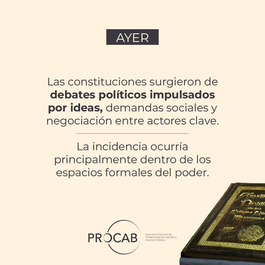 ProcabMexico's tweet image. El 5 de febrero recuerda que las leyes nacen del diálogo y la deliberación. Ayer como hoy, la incidencia en lo público existe; hoy, el cabildeo responsable lo hace con reglas, ética y transparencia 🤝 Conmemorar también es reflexionar.
#Constitución #CabildeoResponsable #PROCAB