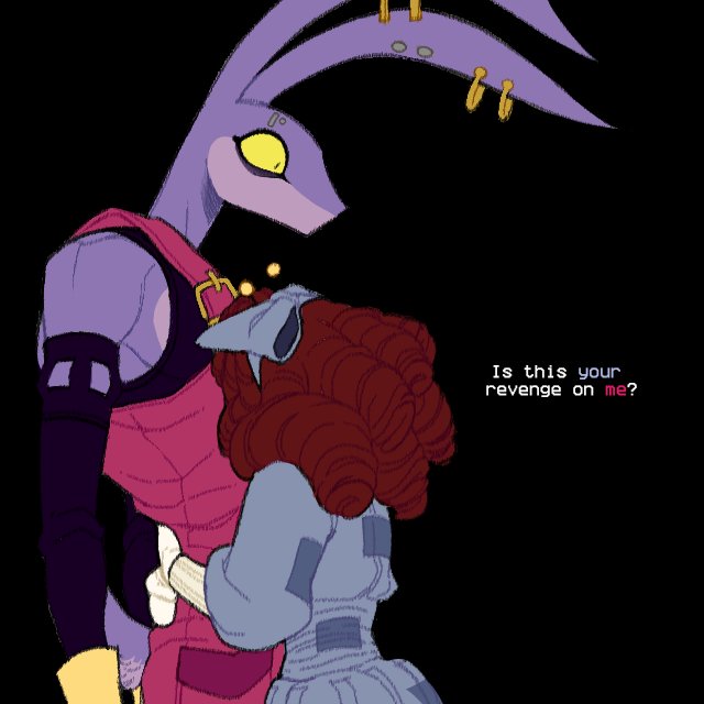 Bunstellamere's tweet photo. The last 4 panels except I haven't added any blood on yet.

Anyways God bless ALNST Hyunluka for the angst that is doomed by the narrative they were forced to be partners in for me to draw TSVD bunnydoll with. https://t.co/7dCpocZwXD