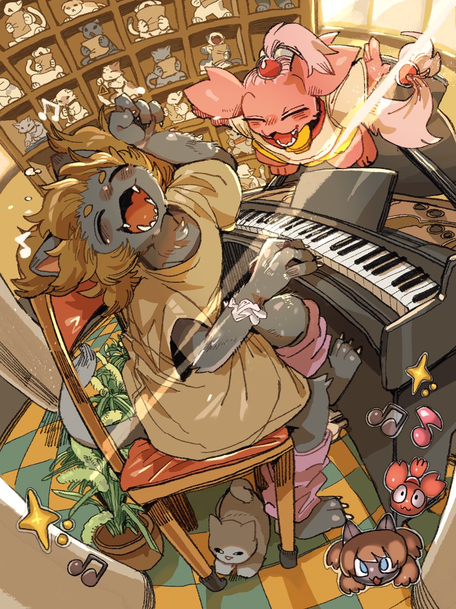sonuandbooks's tweet photo. くろねこピアノ https://t.co/ymvzUrtFMr