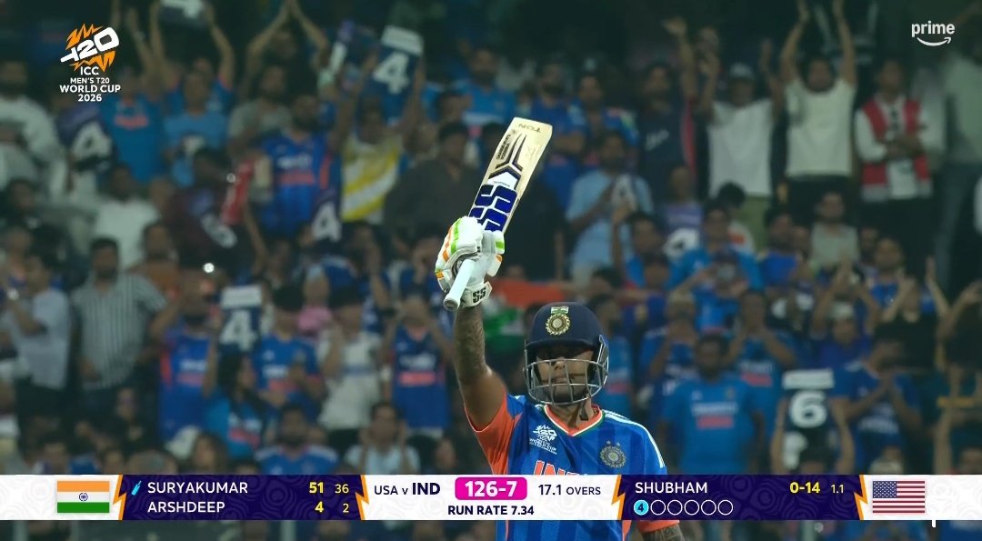 Captain Suryakumar Yadav.. Saving India's Face today!! What an innings!! 🥺🇮🇳

#suryakumaryadav #sky #JaspritBumrah #CricketTwitter #CricketWorldCup #T20WC2026 #T20WorldCup #T20WorldCup2026 #INDvsUSA