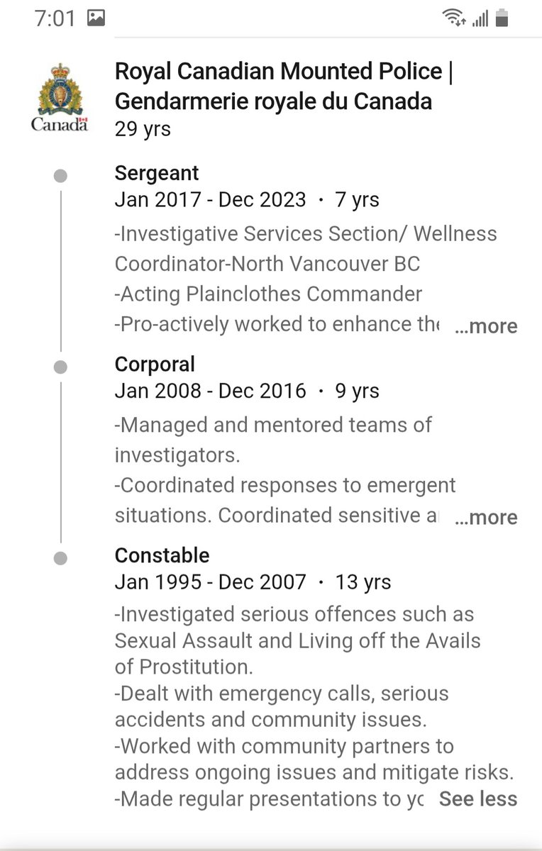 ArvanitisV36999's tweet photo. He worked at #nvrcmp from 1994-2023 My situation ran from 2007 to present. Now its all every clear why all my complaints kept getting closed. Former president for the law society employs this lawyer. This lawyer has Sargeant like this helping him... #legalcorruption #nvrcmp https://t.co/BAWqhI9Sk7