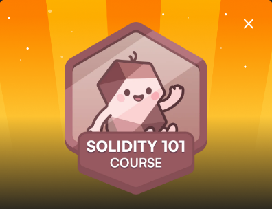 codeboxz's tweet photo. I did it!

I've completed the Solidity fundamentals course 🎉

5 hours of resources to learn:
- Solidity smart contract development 
- Blockchain oracles
- Smart contract testing and security

Completely for free. Check it out 👇 https://t.co/Gtrbj4kwck https://t.co/nDHHqoQsbz