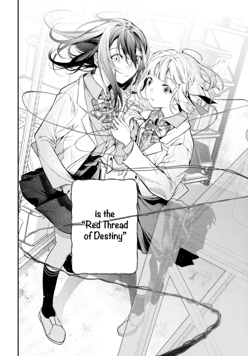 whyheathen's tweet photo. New interesting yuri
A world where your partner is already destined by a red thread. Tsumugi wants to find love unbinded by thread, but ends up her read thread linking with the senpai she was close with and senpai confessed that she like her, quite intriguing. https://t.co/uT5a6ooMGx