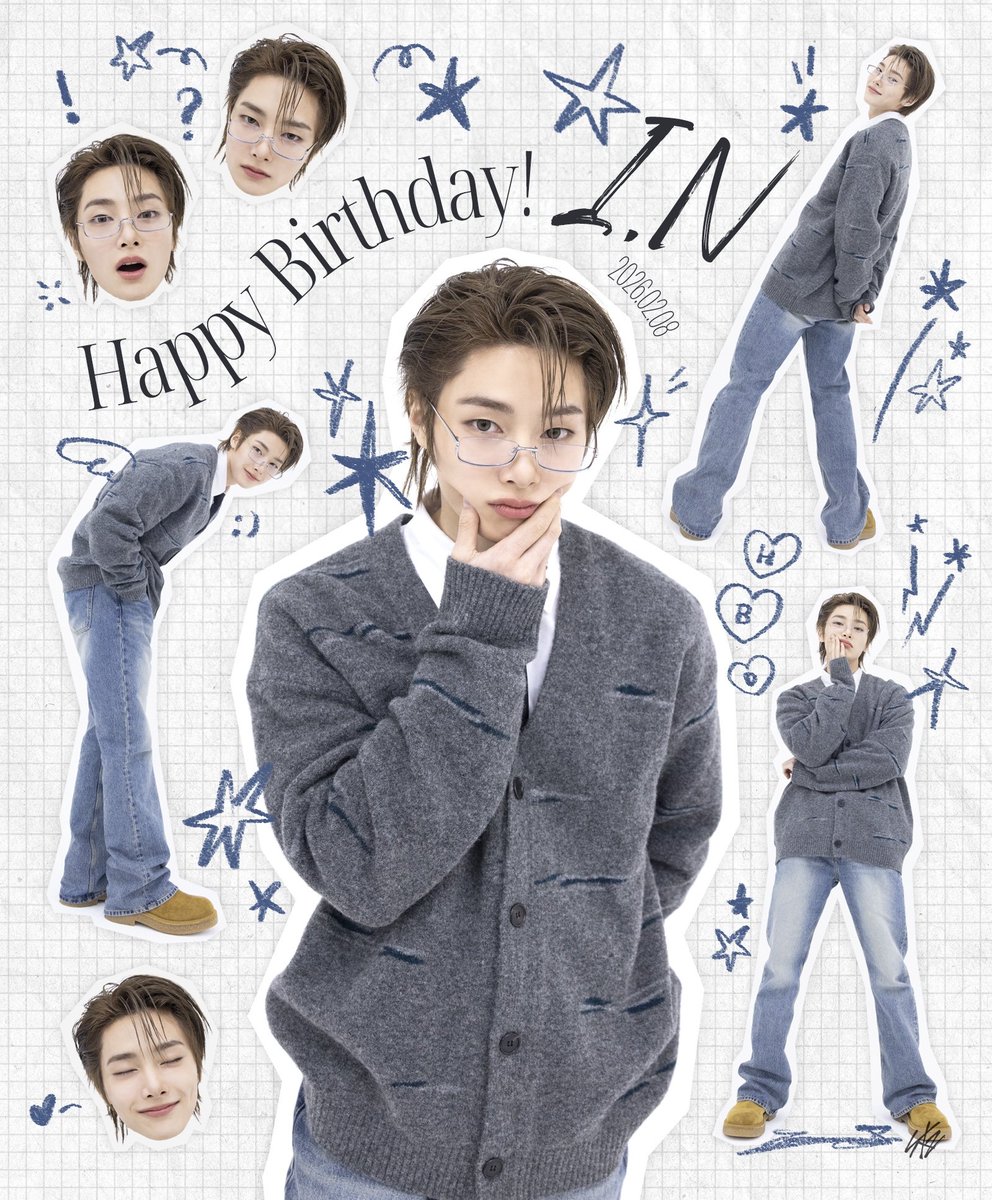 Happy birthday to our maknae 🎂✨
Thank you for your warm smile and kind heart.
You mean so much to us, and your presence makes everything brighter.
Stay healthy, stay happy, and keep shining 🤍

STARRY NIGHTS WITH I.N
#이엔이_사랑으로_반죽하는날 
#INfinityWithJeongin
#HappyINDay