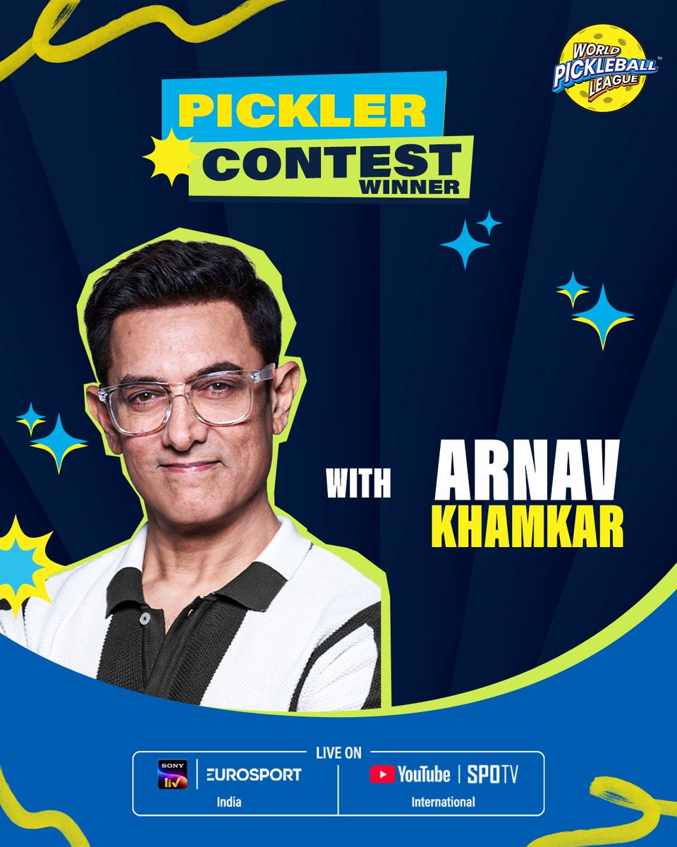 wpblofficial's tweet photo. Picklers Contest Winner Reveal: Here are the participants that win a chance to play pickleball with the one & only Aamir Khan π₯³
Congratulations to our 3 Lucky Winners:
1. Mike Dziobkowski
2. Siddhant Wadhwani
3. Arnav khamkar
#WPBL #PickleSetGo https://t.co/80m4jXlJrb