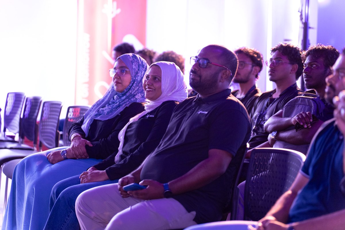 sparkhubmv's tweet photo. At the kickoff of #GenAIHack26, @yaanteoa  spoke about our journey in building the startup ecosystem — and why this hackathon is about one thing: moving teams from ideas to shipped products using Generative AI.

In partnership with @dhiraagu
Co-partnered with @synetecs https://t.co/easmDAMi2F