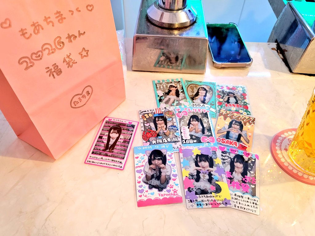 チェキ新しいシリーズ始まった🍻