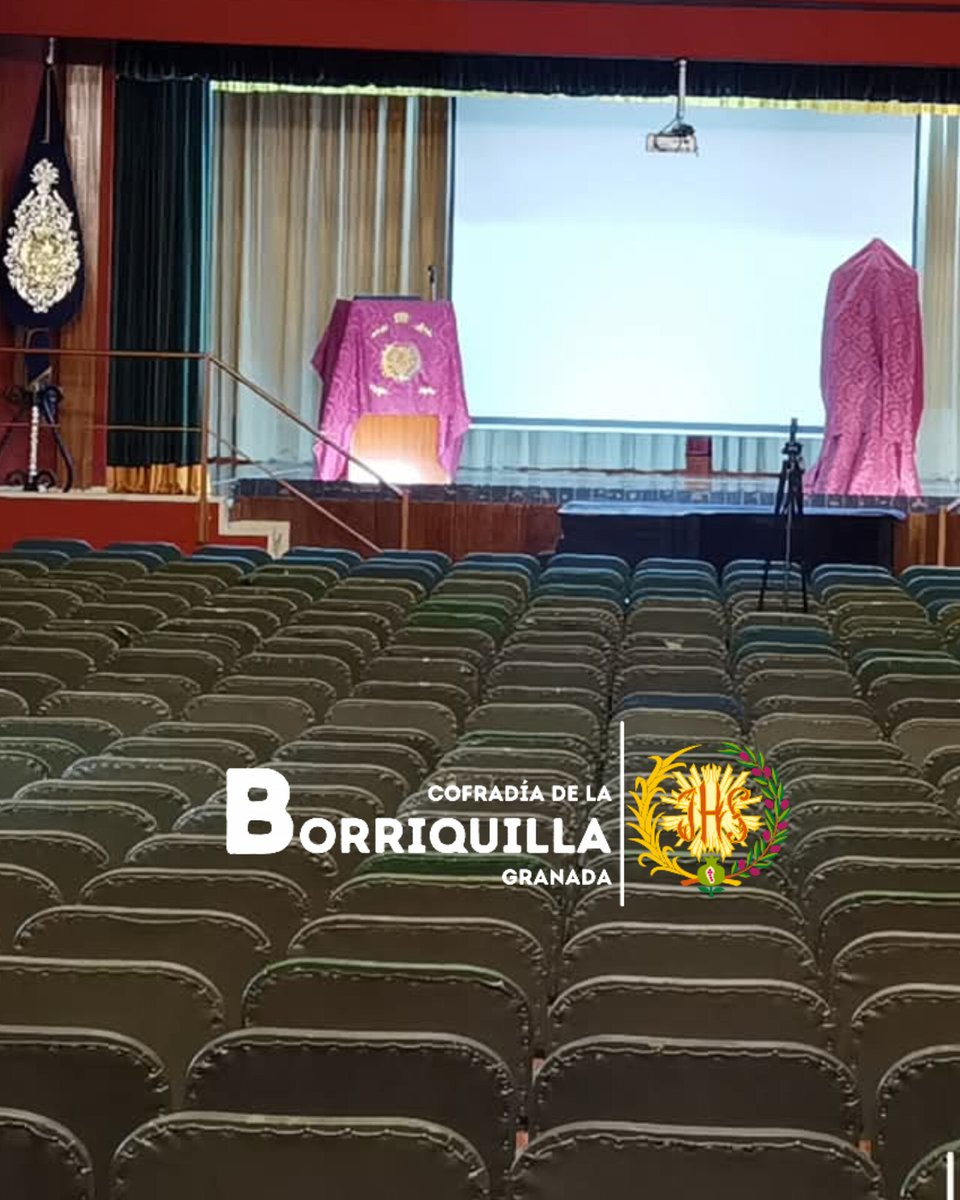🙌 Todo preparado para la presentación #CartelBorriquilla26

🗣️ D. Jesús Alabarce <a href="/Jesusalabarce7/">Jesús Alabarce</a>
📷 <a href="/faroldguiagrana/">Luis Javier Quesada faroldeguiagranada</a>

Os esperamos a las 18:30h en <a href="/pmariagranada/">Colegio Sagrada Familia Pureza de María Granada</a>

#BorriquillayPaz #Granada #Albayzín