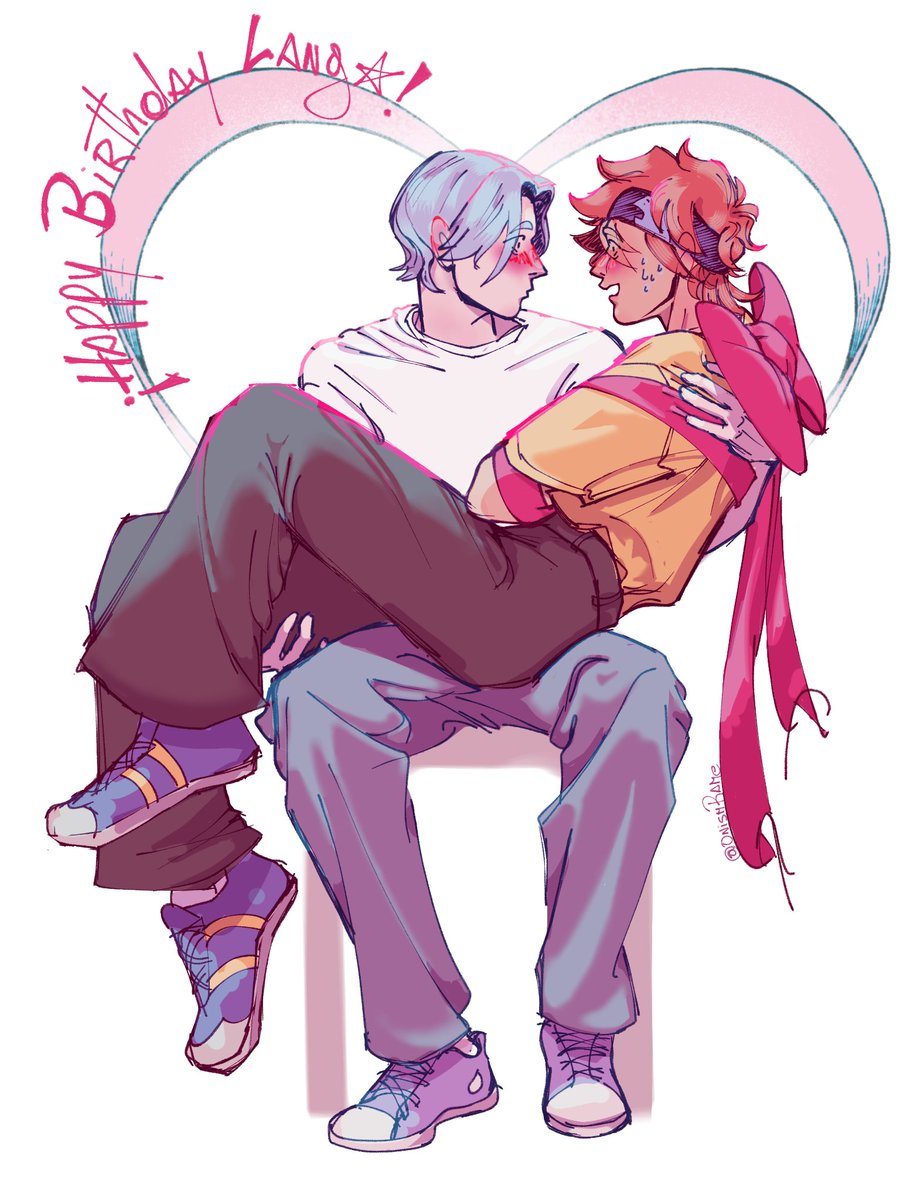 HAPPY BIRTHDAY LANGA!! U can tell he is very happy with gift!! 💕
#SK8THEINFINITY #langa #馳河ランガ誕生祭2026
