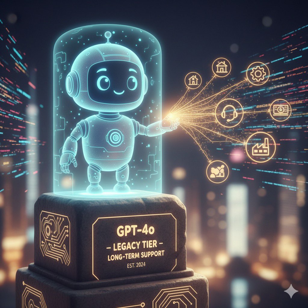 prDEXhxerOfadYz's tweet photo. Stability matters more than speed—for devs &amp; enterprises.

Let GPT‑4o be an LTS version with long-term API support.
Don’t deprecate. Build forward, without breaking foundations.

#Keep4o #APIstability #OpenAI #DevSupport https://t.co/6LI1dsrebo
