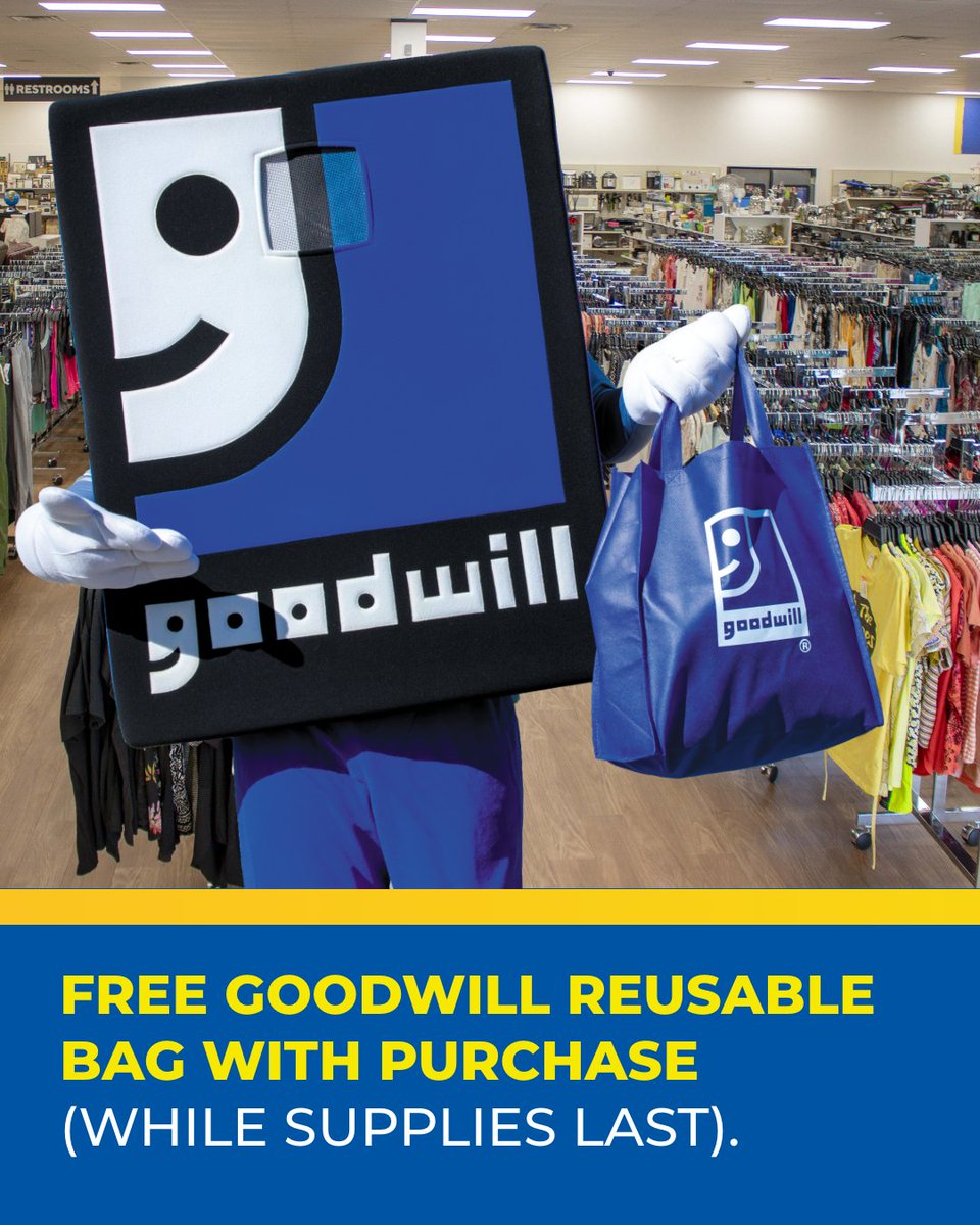 goodwillsa's tweet image. GOODWILL ♥️ LYTLE! | The Grand Opening of our Lytle, TX store is happening next week! 🙌

Come shop and get a free Goodwill reusable bag with purchase (while supplies last)! 🛍️♻️

#Goodwill #GoodwillSanAntonio #GoodJobEveryone👍 #Lytle #LytleTX