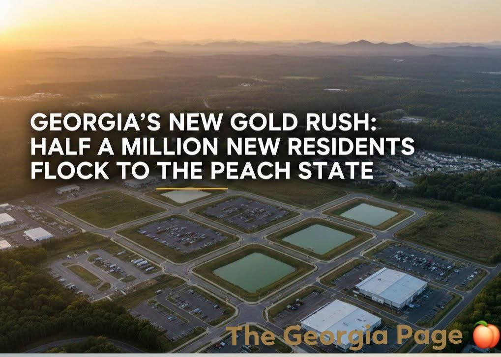 NyahwaP's tweet photo. In the last 5 years, Georgia 🍑 has welcomed $500k+ new residents.

Dawson County fastest-growing county 

Jackson, Long &amp; Jasper counties

Forsyth &amp; Cherokee counties

Bryan &amp; Effingham counties near Savannah, spurred by massive industrial investments like the Hyundai Metaplant. https://t.co/9cyo69lunZ