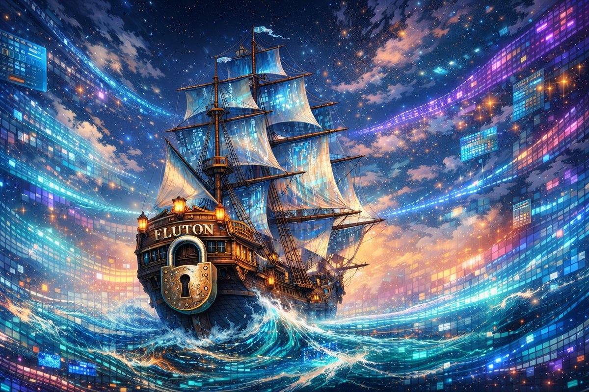 timvoron227's tweet photo. Fluton lets you shield assets and interact with existing apps without exposing balances, strategies, or flows  Same DeFi.

Fluton your reliable ship in the digital ocean 🚢

@FlutonIO
#Fluton #DeFi https://t.co/Q683LRlLL0
