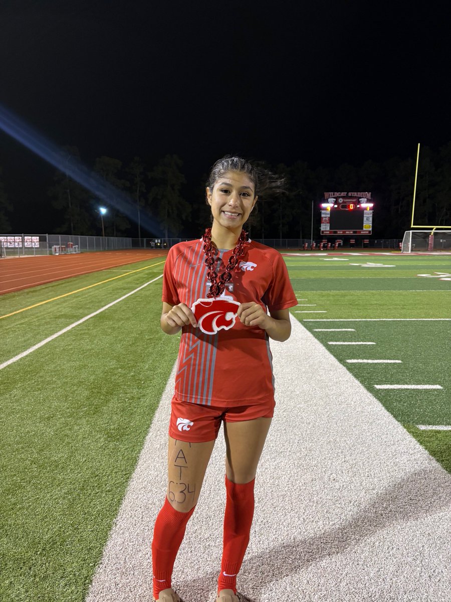 Athletics_SISD's tweet photo. The Splendora LadyCats defeated Porter Friday 2-1. Goals were scored by Gisele Silva and Hanis Trevino. #splendorastrong
Gisele Silva ⚽️
Hanis Trevino ⚽️ https://t.co/SxKXkkPAkG