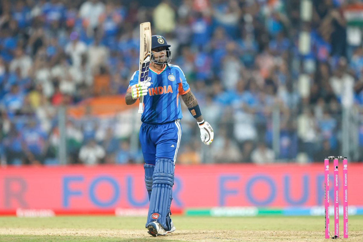 टी-ट्वेंटी वर्ल्ड कप 2026 :
भारतीय कप्तान <a href="/surya_14kumar/">Surya Kumar Yadav</a>  ने खेली कप्तानी पारी, 49 गेंदों में बनाये नाबाद 84 रन।
#INDUSA
#T20WorldCup2026