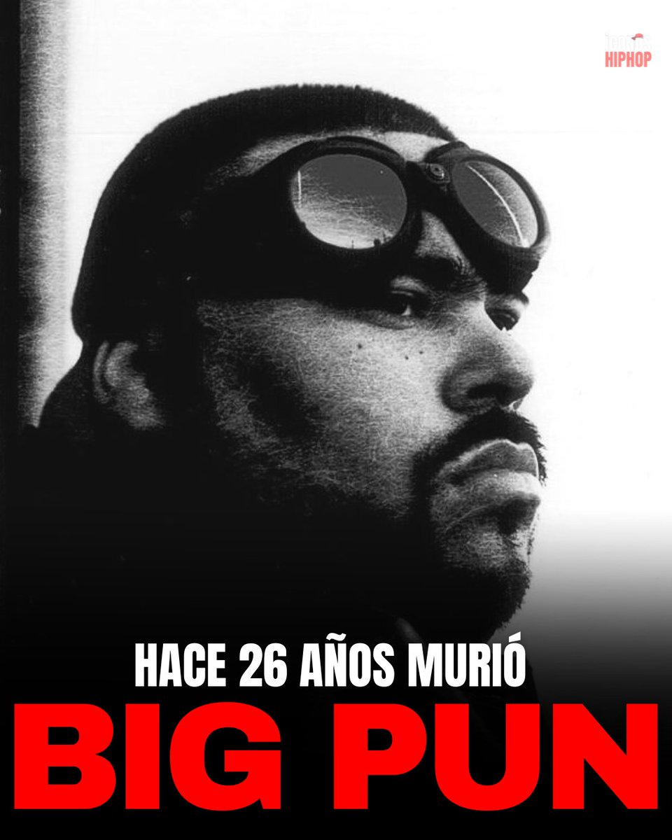 🕊️ Hoy se cumplen 26 años de la partida de Big Pun

Un 7 de febrero del año 2000, el Hip Hop perdió a Big Punisher, uno de los letristas más técnicos y respetados que haya dado el rap. 

Aunque su vida fue corta, su impacto fue eterno.

Rest in peace, Big Pun. 🎤