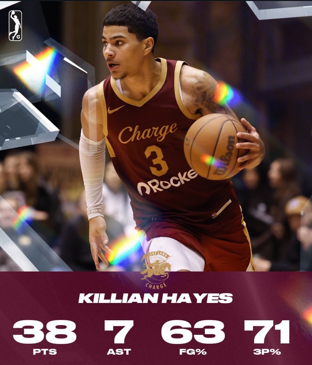 🇫🇷 Encore un carton pour monsieur Killian Hayes en G-League ! 🤷‍♂️