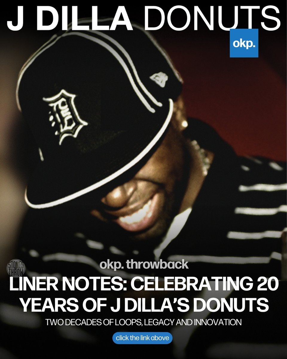 📝🎶 LINER NOTES: 20 YEARS OF J DILLA’S DONUTS

Explore the credits and collaborations behind the 31-track masterpiece that remains a benchmark in hip-hop production. 

🔗instagram.com/p/DUdGQT8ETNY/…