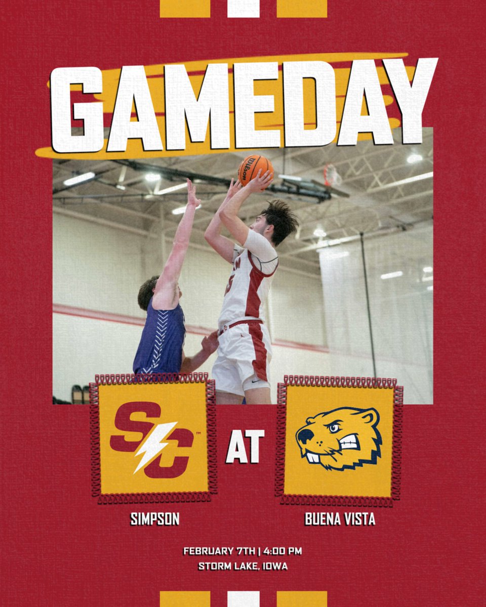 Simpson Men's Basketball tweet media