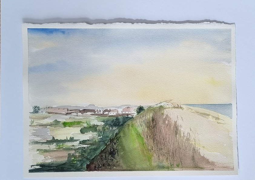 anni103's tweet image. This is my #watercolour painting inspired by a holiday at Hayle in #Cornwall. I love the light. I have framed it and is being exhibited currently with some other at #Attenborough Nature Centre in Nottinghamshire. Well worth a visit just for the wonderful walks there.