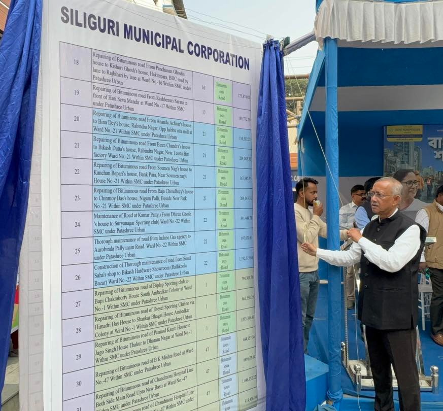 gautamdebaitc's tweet photo. Work has begun on 33 paved roads across various areas of 9 wards of Siliguri Municipal Corporation under the Pathashree project. These roads will make daily travel smoother, safer and dust-free, improving access to homes, schools, markets and hospitals. This people-centric initiative reflects the vision and commitment of Hon’ble CM Mamata Banerjee towards better roads for both urban and rural Bengal..