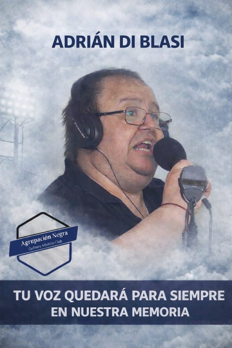 Adrián Di Blasi, a cinco a años de tu partida, todo el Pueblo Cervecero te recuerda y como decía aquel viejo eslogan "te pide otro grito de gol"