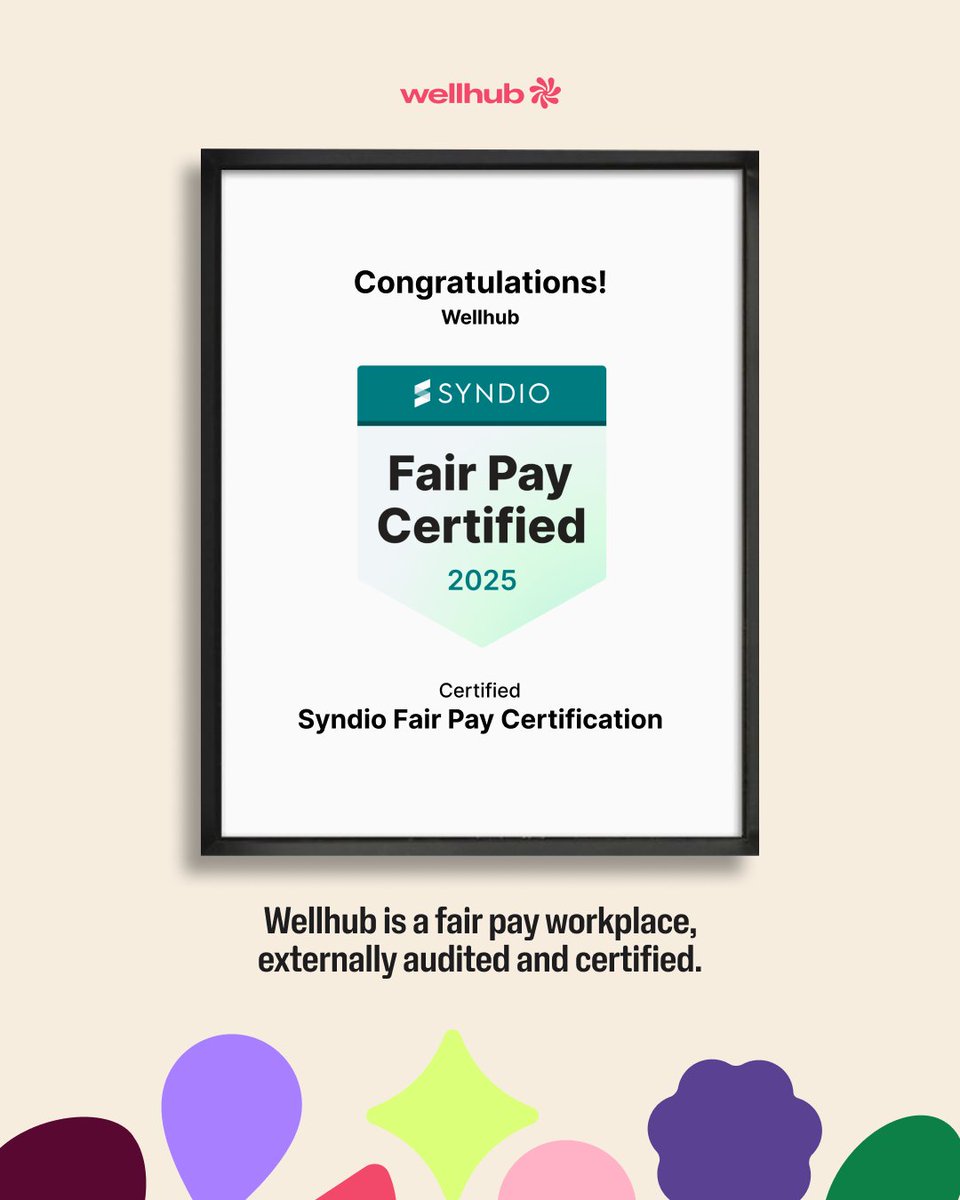 Wellhub is a Fair Pay Certified Workplace!