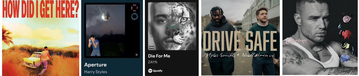 payno_foreever's tweet photo. Stream How Did I Get Here? by Louis Tomlinson
Stream Aperture by Harry Styles
Stream Die For Me by Zayn Malik
Stream Drive Safe by Niall Horan
Stream Teardrops by Liam Payne https://t.co/MMtyv85pTz