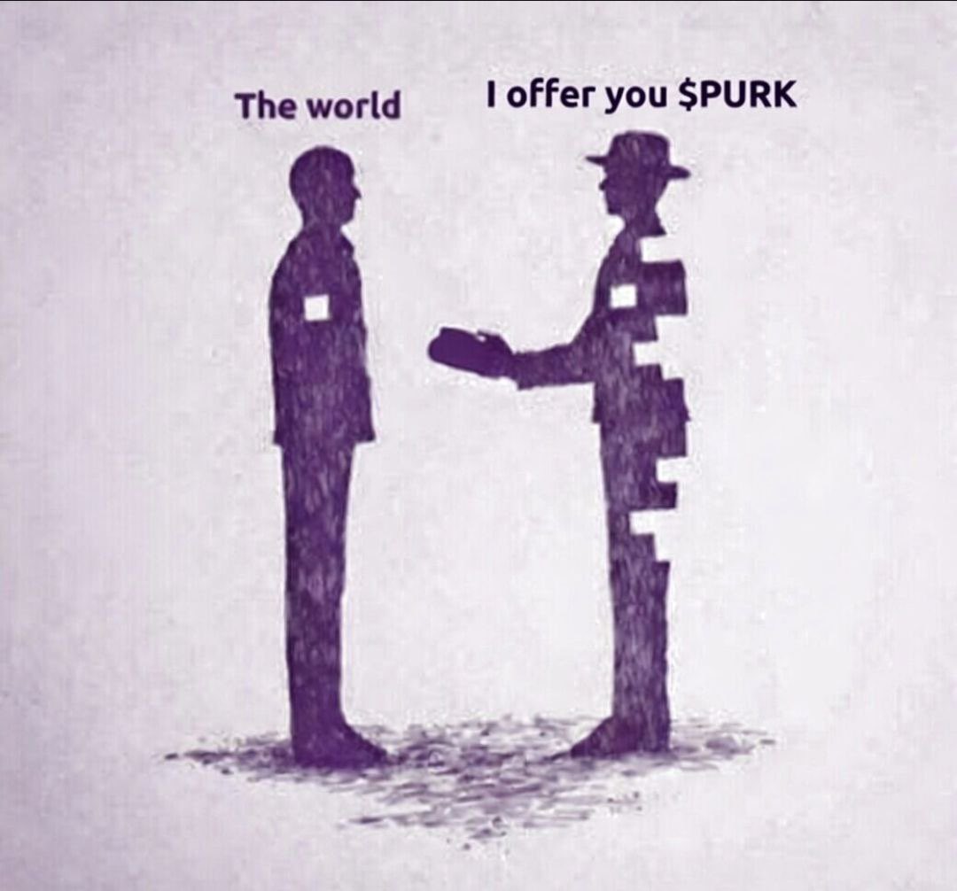 The morning has come. Paint this Saturday Purple. Happy $Purk Saturday.