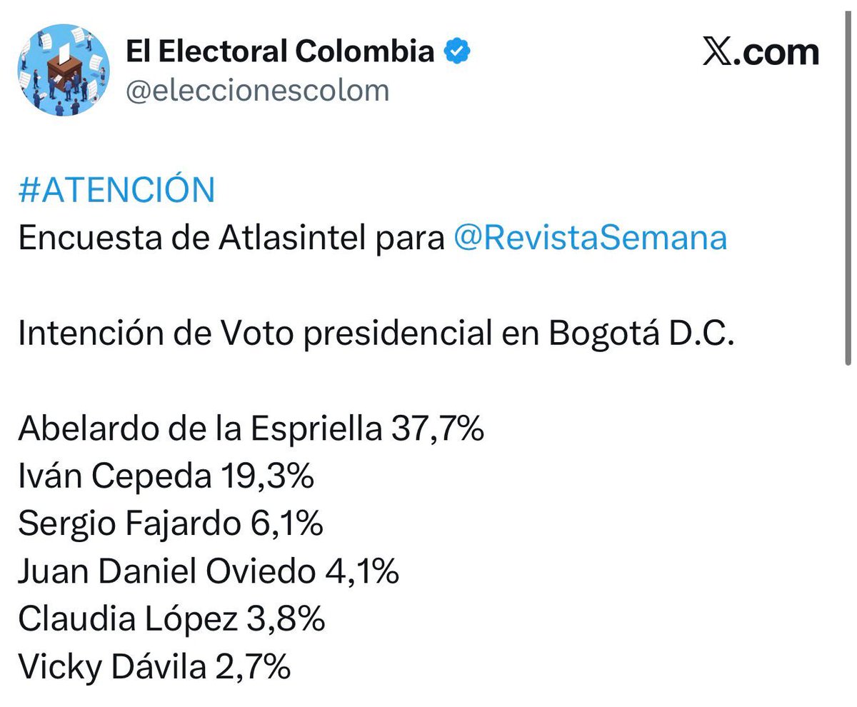 Si Bogotá vota Abelardo, Colombia se Salva