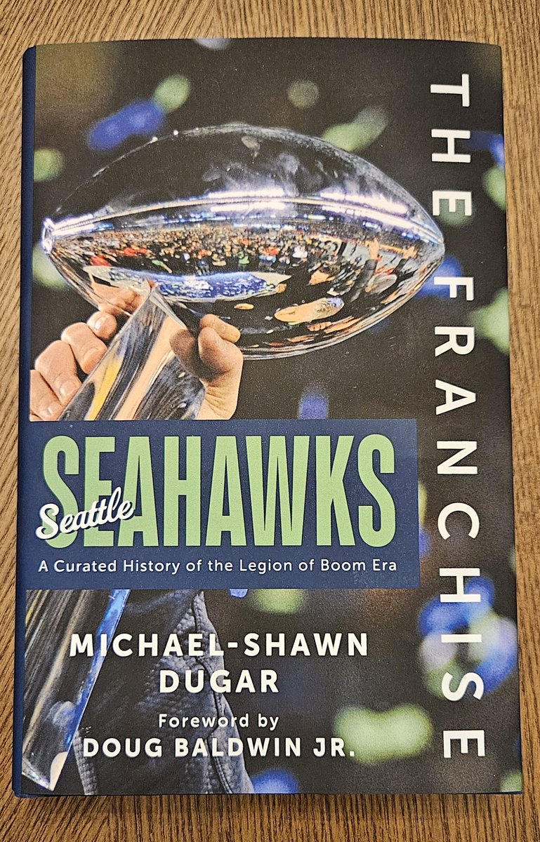 SeaFanTX's tweet photo. @MikeDugar Just finished it last night! Fantastic read.  I highly recommend.  Hopefully you'll write the book that opens with SB LX as the beginning of the next great Seahawks era!  Go Hawks! https://t.co/Bb8Hd5JiUQ