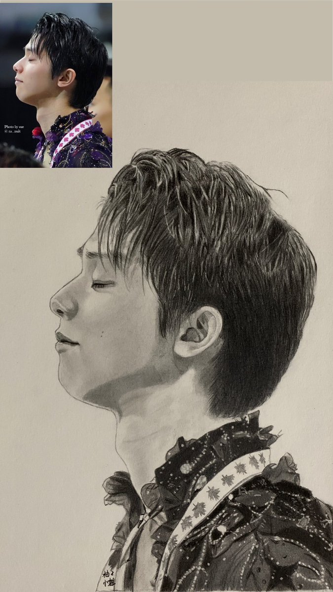 Does it look like the Hanyu Yuzuru I painted?
#羽生結弦 
#YuzuruHanyu