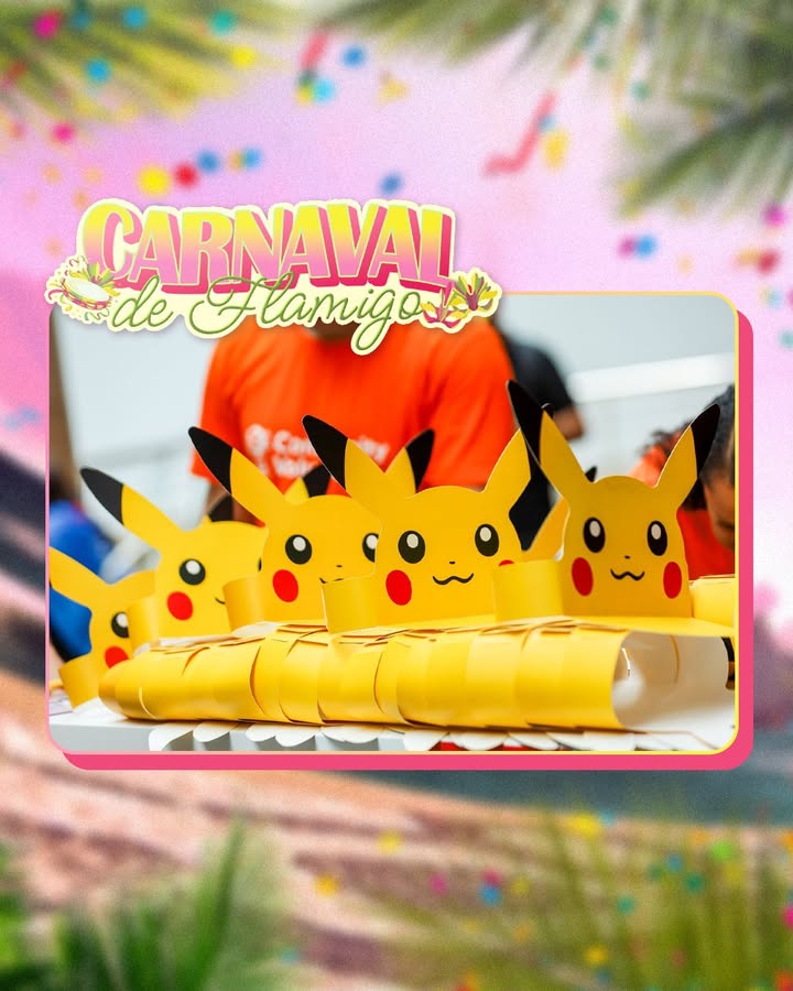 PokemonGOptBR's tweet photo. Chegando a hora do almoço e a galera toda já veio cair na folia do Carnaval de Flamigo no Shopping Metropolitano Barra 😍

Venha nos visitar se estiver pela região! Os participantes também poderão participar de uma Caça aos Selos do Pokémon GO nos arredores do shopping! https://t.co/xguzdrkz3p