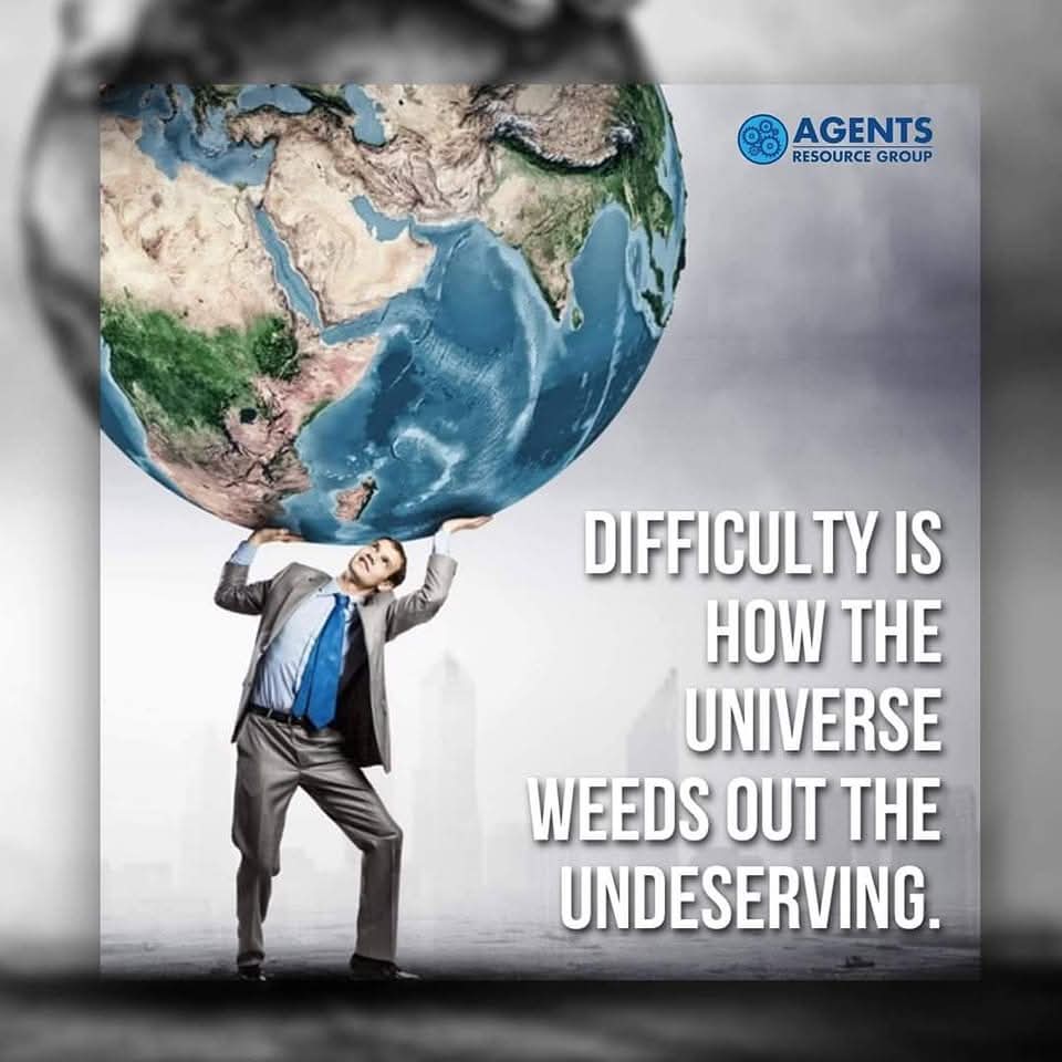 You have to go through some hard days to earn the best days of your life. Don't give up.