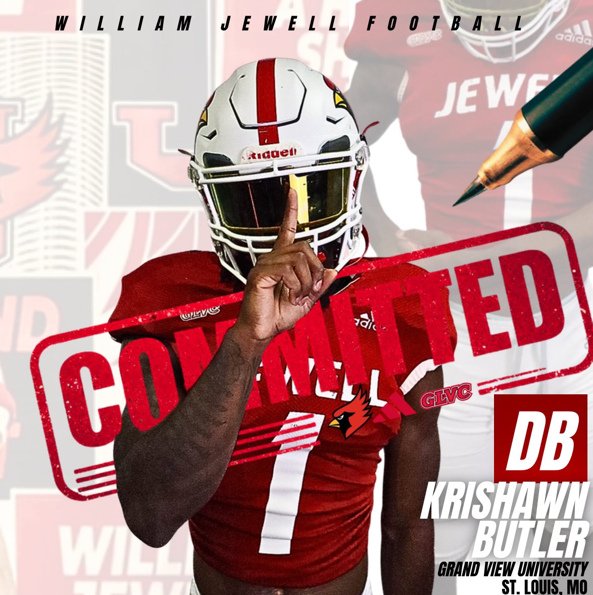 William Jewell Football tweet media