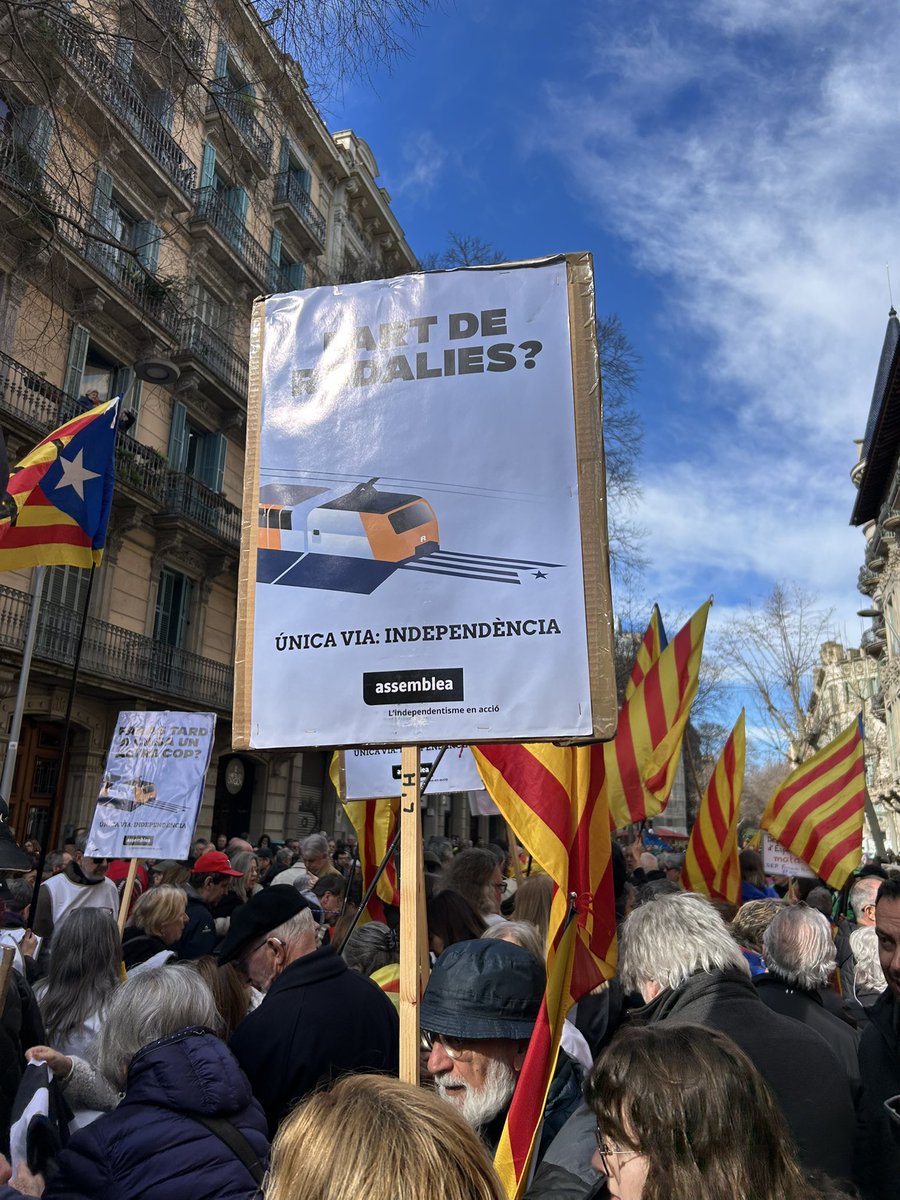 JuntsperCodines's tweet image. Hem estat a la manifestació contra el desgavell de @rodalies per dir que ja n’hi ha prou.