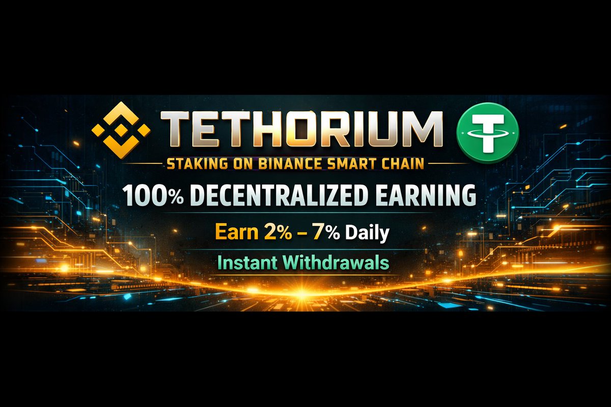 tethorium22's tweet photo. 🚀 Welcome to NEW Journey – Tethorium powered by Binance BSC Chain (BEP20)
Focused on transparency and decentralization.
📅 Just Launched
🌐 Join Now:
 https://t.co/ubabgO8OuL

The smart contract is permanently renounced.
🔐 Packages
▪ Flexi Stake
💰 $10 – $25,000
⏳ 15 to 150 Days Plan
📈 2% – 7% Daily

✔️ After the lock period ends, users can withdraw their principal amount.

🤝 Referral & Network Rewards

• Direct Referral Reward: 10% (One-Time, Unlimited)
• Network Income: Up to 15 Levels
• Rank Progression: Executive → Crown
• Leadership Rewards: Gold | Diamond | Crown
📢 Official Channels
🔹 Telegram:
 https://t.co/4zkZAWV4WY
🔹 WhatsApp:
 https://t.co/n9eO2xVQbg

#DecentralizedProtocol #OnChainOnly
#RenouncedContract #ImmutableSmartContract
#USDTStaking #CryptoInfrastructure