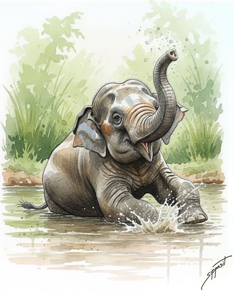 “หนูขอลาแม่ ๆ พ่อ ๆ ตรงนี้นะ…🦣🕊️
หนูคงไม่ได้กลับไปเดินเล่นในป่าเหมือนเดิมอีกแล้ว
ถ้าวันไหนลมพัดผ่านยอดไม้
ขอให้รู้ไว้ว่า…หนูยังคิดถึงทุกคนเสมอ

อย่าลืมหนูนะ
อย่าลืมลูกช้างตัวเล็ก ๆ ที่ชื่อว่า ‘หูพับ’ ” 🤍🐘

การจากไปของสีดอหูพับ อาจเป็นเพียงชีวิตเล็ก ๆ