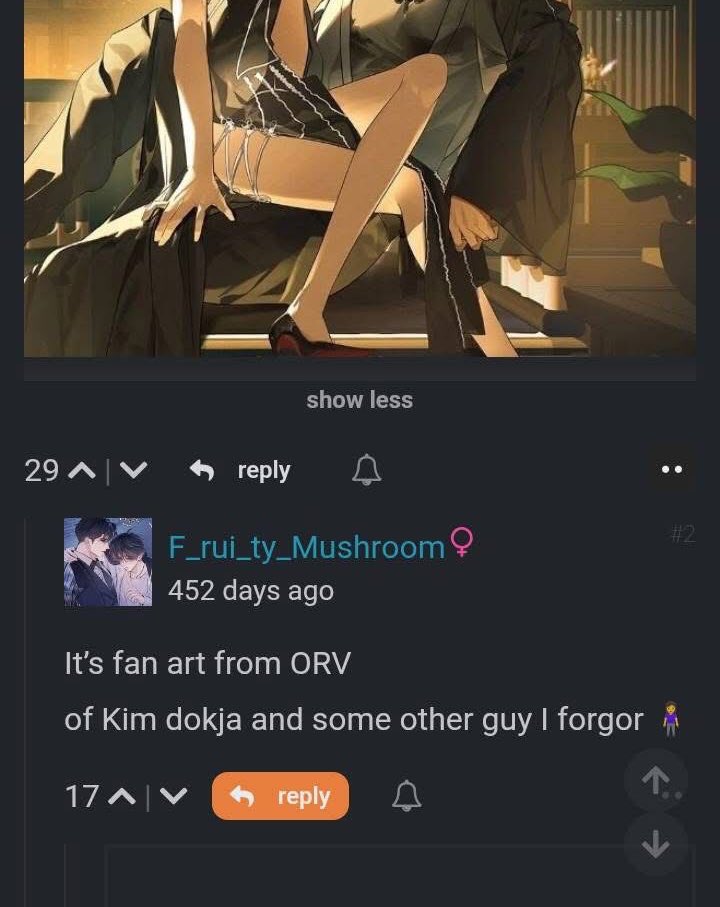 mini_cini98's tweet photo. Old but gold. 
Kim Dokja and some guy whose name is too hard to remember 😭 https://t.co/gOmZ6Uoi44