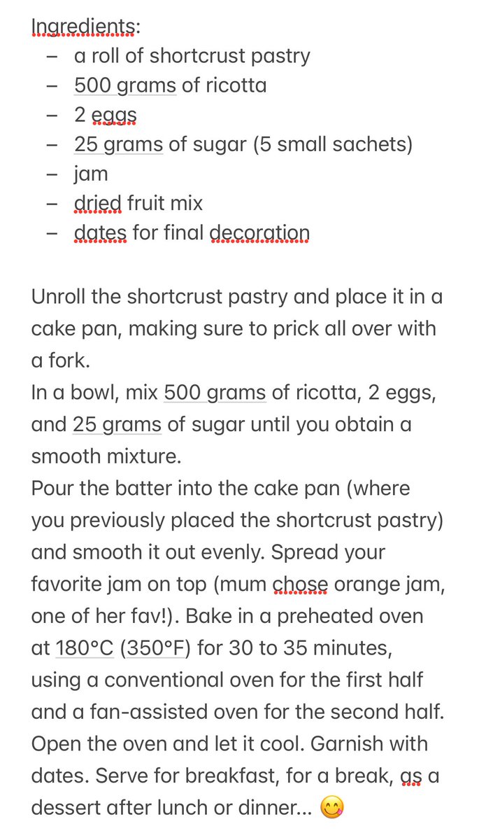 Recipe for a yummy cake 🥧 in a rainy day ☔️: (part 2)
1) …without me and my supervision nothing would be possible 😏
2) …et voilà! 😋
3) your hoomans can enjoy the cake… and you can enjoy your snacks! 😋
4) recipe 👩‍🍳🪄
