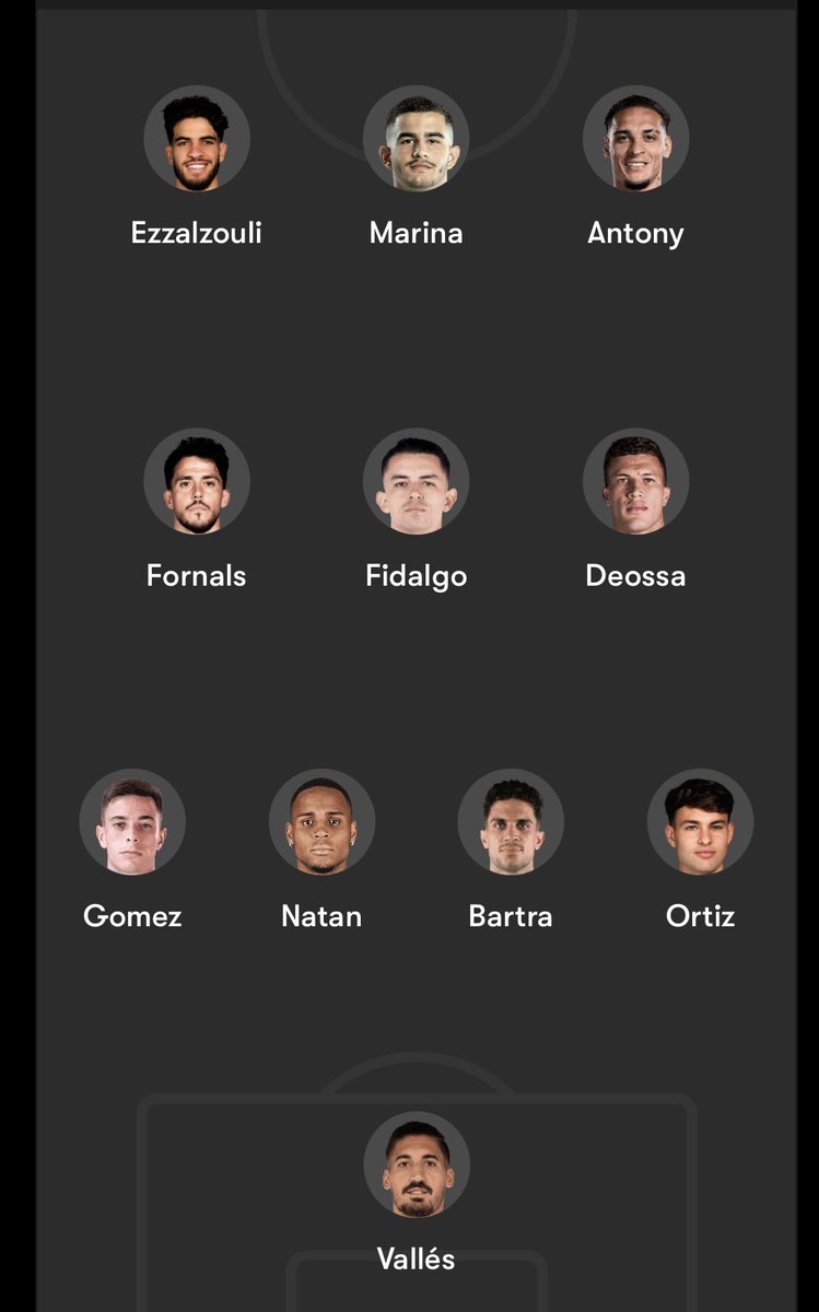 Ni se lo  piense  Manuel  , este es el Once