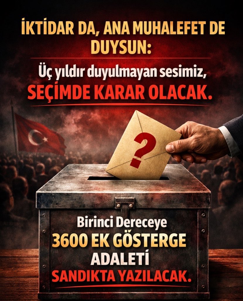 Üç yıldır emsallerimizden eksik maaş alıyoruz ve hakkımızı asla helal etmiyoruz #BirinciDereceye3600 ek gösterge müktesep #EmekliMemuradaSeyyanen zam yasal hakkımızdır