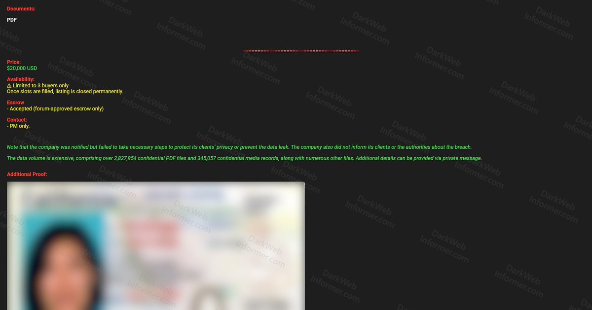 Dark Web Informer tweet media