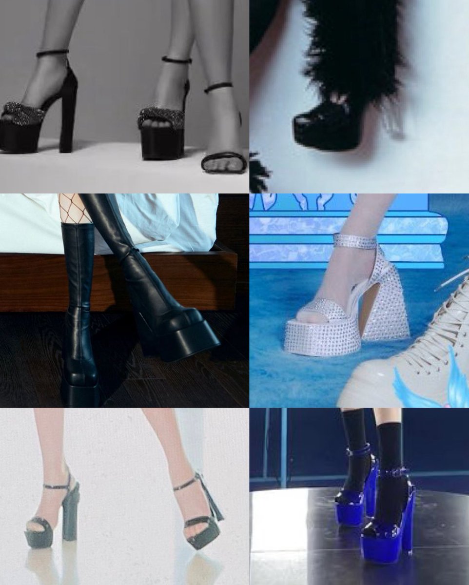 reikkomia's tweet image. Adding this new entry to the ‘ Gaeul wearing insane platforms to match the other member’s height’ collection 😭