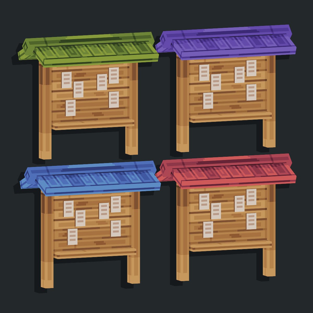 Task Board models
#Minecraft #Blockbench

mcmodels.net/products/15845…