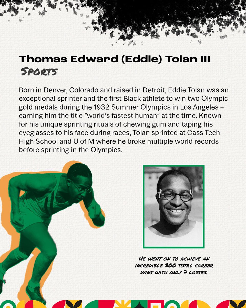 As we celebrate Black History Month and Day 2 of the #MilanoCortinaOlympic2026 games, let’s shine a light on Michiganders like Eddie Tolan who pushed the boundaries of athletic performance, paving a path forward for Black athletes who continue to make history at the Olympics.