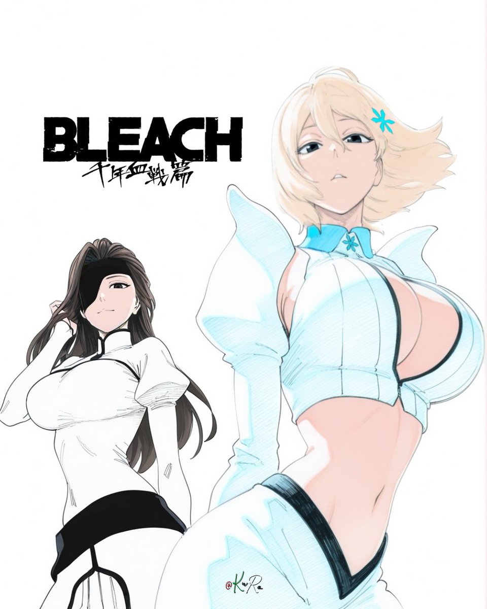 Fem Aizen and Urahara wearing the very outfits they created for Orihime 😆#BLEACH