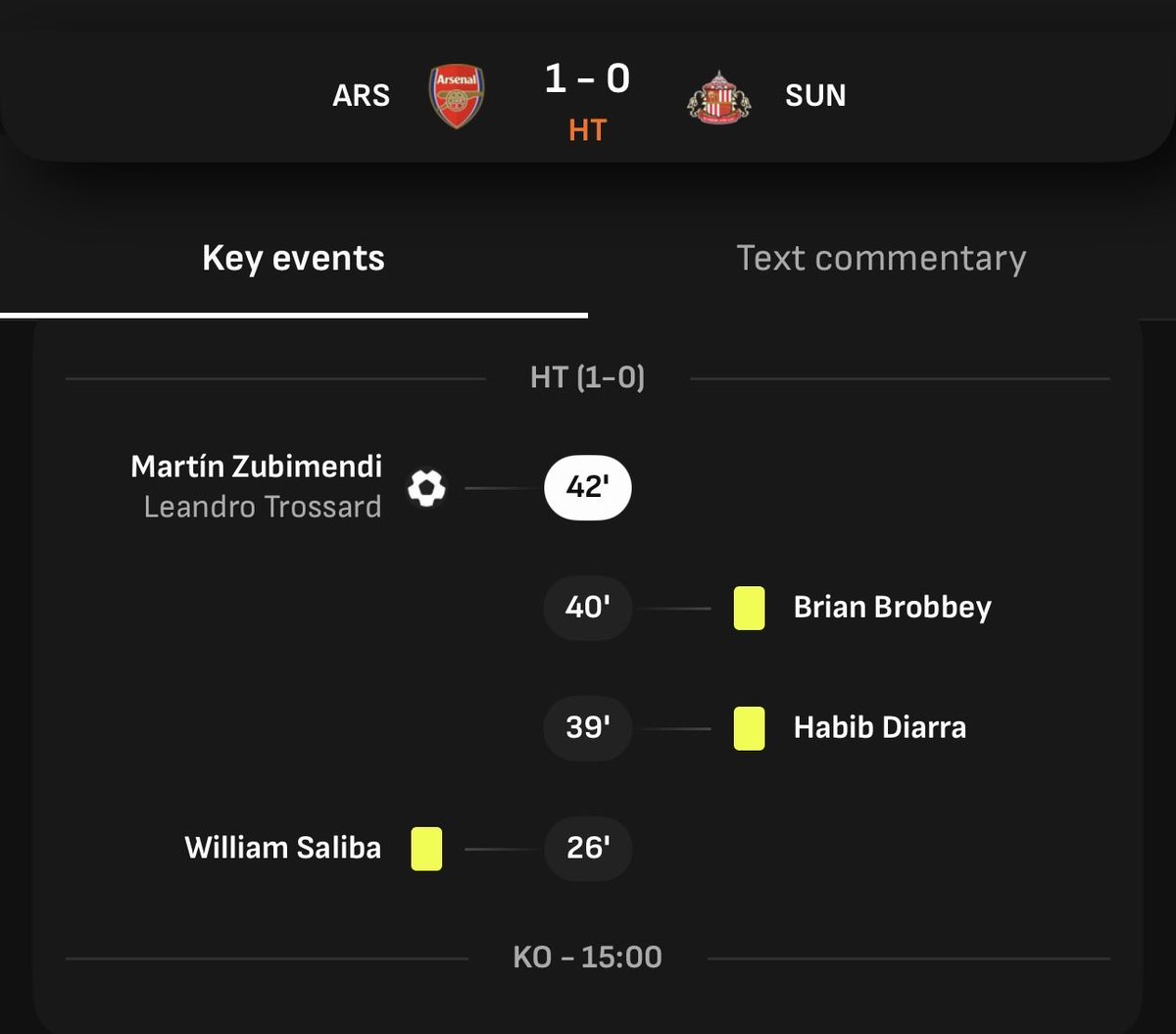 WEFOOTBALL777's tweet photo. 2025-26 PREMIER LEAGUE MATCHWEEK 25
Sat 7 Feb 15:00 UKT - Arsenal vs Sunderland half-time results
#wefootball777 #football #premierleague #matchweek25 #arsenal #sunderlandfc https://t.co/7yUH50t15Q
