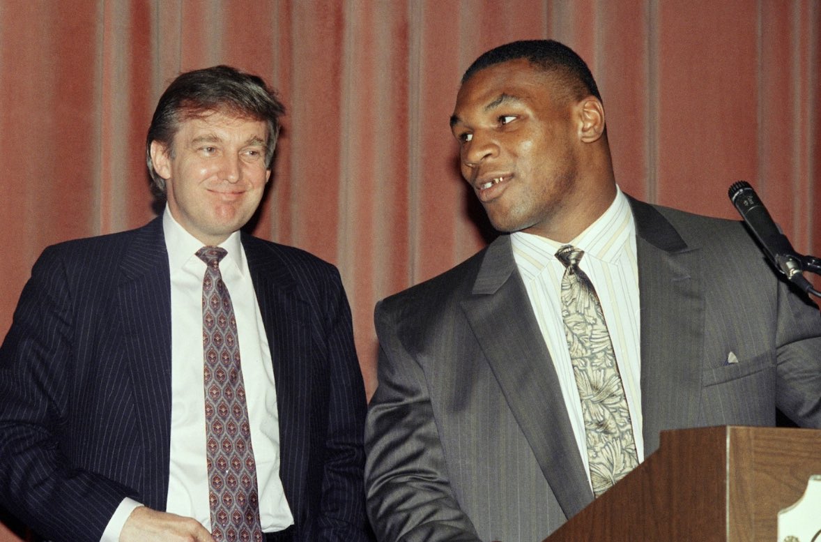 LeadingReport's tweet image. BREAKING: Mike Tyson: I’m with him [Trump] 100%.
